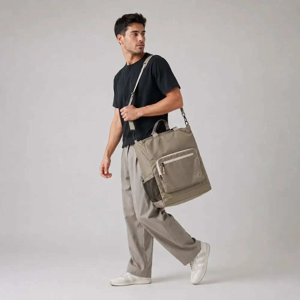 HEX Khaki/Tan Oversized Surf Suitcase Crossbody Bag/Backpack